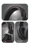 Delux Serisi Bluetooth Kulaklık Kafa Üstü HD10 Siyah Taşınabilir Cihaz Ses Ekipmanı