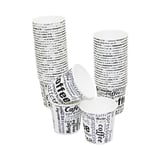 Premium Parti Malzemesi Kahve Molası Toplantı Ürünü Espresso 4 oz Karton Bardak 50'li Paket 120 ml