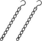 Microcase Sert ABS Plastik 360 Döner 10 Gözlü Fonksiyonel Elbise Askısı Çoklayıcı 2 Adet -BEYAZ AL4985