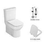 Vitra S20 KARE Klozet Takımı+Soft Kapak+Basmalı İç Takım