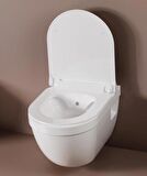 Seramiksan Neon Rim-Out Asma Klozet+Duroplast Kapak+VitrA Gömme Rezervuar Set