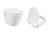 VitrA İntegra Asma Klozet + VitrA Slim Duroplast Klozet Kapağı 7063L003-0850