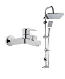 Artema Fold S Banyo Bataryası + Duxxa Mirage Tepe Duş Seti