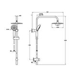 Artema System Rain Lh 21 Duş Kolonu A45598EXP