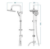 Artema Flow Round Banyo Bataryası + Duxxa Bolero Duş Sistemi Set