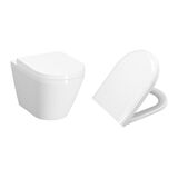 VitrA İntegra Asma Klozet (Yanları Kapalı) + VitrA Yavaş Kapanır Kapak