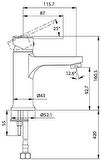Creavit Vega Lavabo Bataryası VG1840