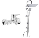 Artema Solid S Banyo Bataryası + Duxxa Mirage Duş Sistemi
