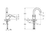 Artema Solid S Banyo Bataryası + Solid S Kuğu Lavabo Bataryası + Doppo Prime Lux Tepe Duş Sistemi