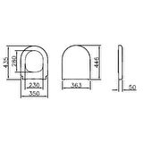 VitrA İntegra Kanalsız Asma Klozet (Yanları Kapalı) + VitrA Yavaş Kapak 7041L003-0090