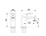 CREAVİT LUNA BANYO + LAVABO +EVİYE BATARYASI + DOPPO LONG TEPE DUŞ SİSTEMİ İKİLİ SET