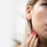 Harem Altın Gümüş Halka Küpe