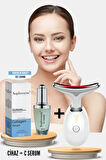 Yüz Ve Boyun Ems Güzellik Cihazı + Collagen Serum ( Gıdı,sarkma,kırışıklık)