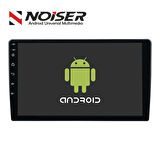 Noiser NS-1025 10" inc Android 11  A133 İşlemci 4 Ram + 64 Hafıza  Q LED+Carplay Multimedia Oto Teyp