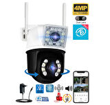 4mp Wifi Ptz Akıllı Kamera 256 GB Sd Kart Desteği