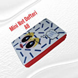 8Lİ SET RENKLİ SAYFALI NOT DEFTERİ