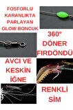 Eagenset Fosforlu Glow Silikon Karides Yapay Yem Pembe