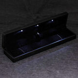 Ebuz Gümüş Işıklı Kutulu Taşlı Gurmet Kadın Bileklik