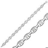 Ebuz Gümüş Oval Su Yolu Kadın Bileklik