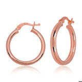 Ebuz Gümüş Rose Halka Kadın Küpe