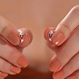 Ebuz Gümüş Balık Çocuk Küpesi