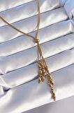 316L Çelik Gold Renk Boyu Ayarlanabilir Sallantılı Model Kolye - EBJ240714W25393