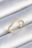 Gold Renk Zirkon Taşlı Kadın Yüzük - EBJ241214W29765