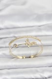 Pirinç Gold Renk Kelebek Model Kadın Bileklik - EBJ260516W42255