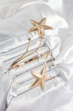 Pirinç Deniz Yıldızı Model Gold Renk Kadın Pazu Bileklik - EBJ260616W44097
