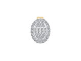 Altın Taşlı Oval 9mm Bileklik Charm