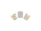 Altın Harf 9mm Bileklik Charm