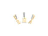 Altın Sallantılı Harf 9mm Bileklik Charm