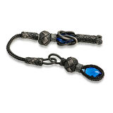 Ebuz 1000 Ayar Gümüş Zirkon Taşlı Kazaz Püsküllü