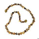 Ebuz Bebek Damla Kehribar Diş Kolye