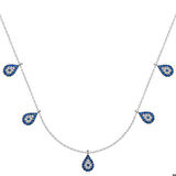 Ebuz Gümüş Nazarlı Şans Kadın Kolye