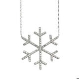 Ebuz Gümüş Kar Tanesi Kadın Kolye