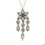 Ebuz Gümüş Papatya Kadın Kolye