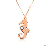 Ebuz Gümüş Denizatı Kadın Kolye