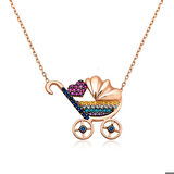 Ebuz Gümüş Yeni Doğan Bebek Kolye