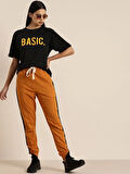Ebedi Baskılı T-shirt - Siyah