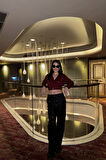 Ebedi PULLU CROP KRUVAZE BLUZ - Bordo