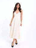 Ebedi 7073 ELBİSE-BEJ