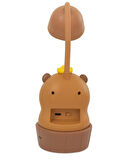 Sevimli Ayı Figürlü LED Masa Lambası – USB Şarjlı Esnek Boyunlu Gece Lambası – Çocuk Odası ve Çalışma Masası Işığı