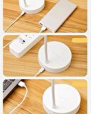 USB Şarjlı Dokunmatik LED Masa Lambası – Esnek Boyunlu, Göz Yormayan Gece Lambası ve Çalışma Işığı