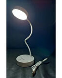 USB Şarjlı Dokunmatik LED Masa Lambası – Esnek Boyunlu, Göz Yormayan Gece Lambası ve Çalışma Işığı