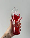 Sevgiliye Hediyelik Kalp Tasarımlı Aşk Ölçer Cam Biblo – Dekoratif Sıvı Hareketli Aşk Termometresi