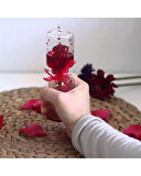 Sevgiliye Hediyelik Kalp Tasarımlı Aşk Ölçer Cam Biblo – Dekoratif Sıvı Hareketli Aşk Termometresi