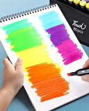 Touch 36 Renk Marker Kalem Seti – Çift Uçlu Alkol Bazlı Eskiz Çizim Boya Kalemleri + Taşıma Çantası