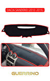 DACIA SANDERO 2010-2015TORPİDO KORUMA HALISI KIRMIZI KENAR