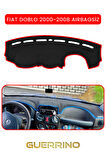 FIAT Doblo 2000-2008 Modellerine Uygun aırbagsızTORPİDO KORUMA HALISI KIRMIZI KENAR